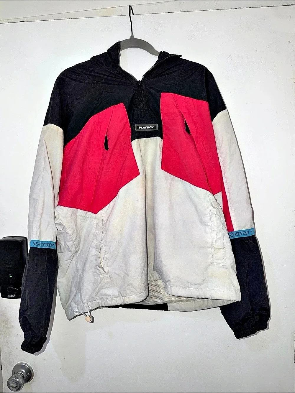 Playboy by PacSun Color Block Windbreaker Size Medium